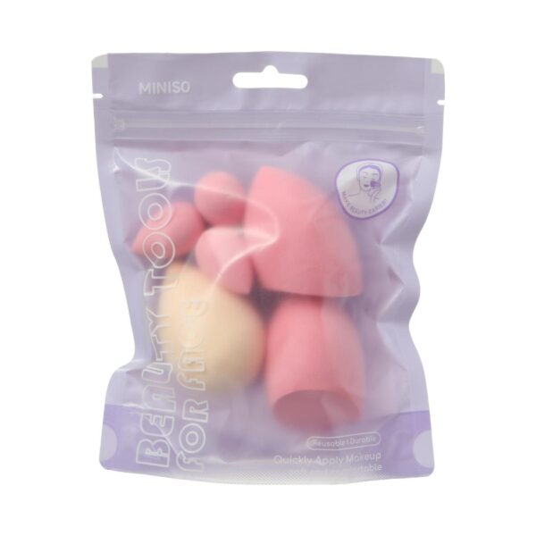 Miniso Colorful Series Makeup Sponges Set (6 pcs)