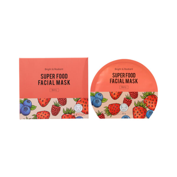 Miniso Super Food Facial Mask(Berry)