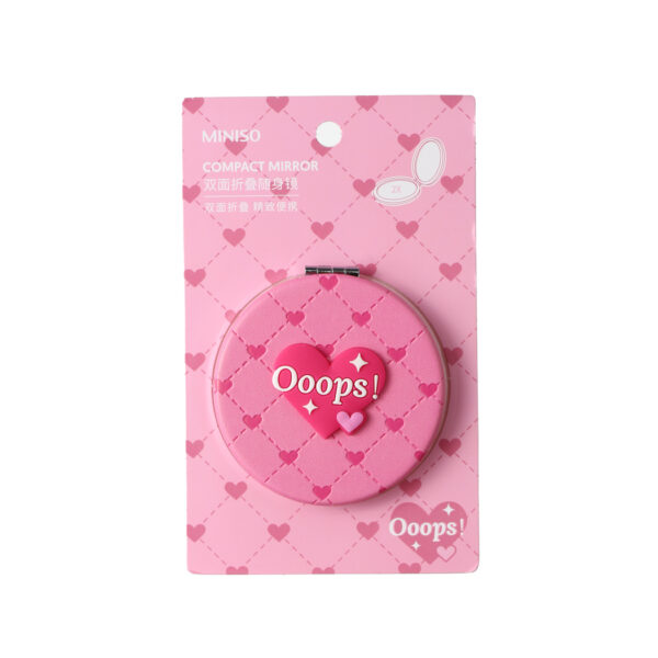 Pink Power Series Double-Sided Foldable Mirror