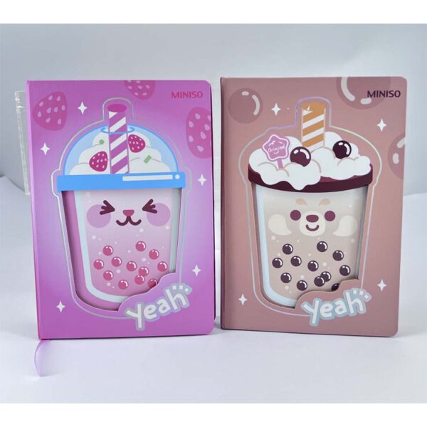 Bubble Tea Series A5 Hollowed Hardcover Book (80 Sheets) (2 Assorted Models) PDQ